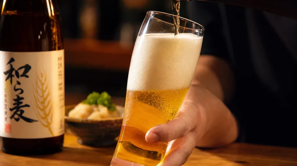 ビールの注ぎ方・泡の作り方｜三度注ぎのコツ