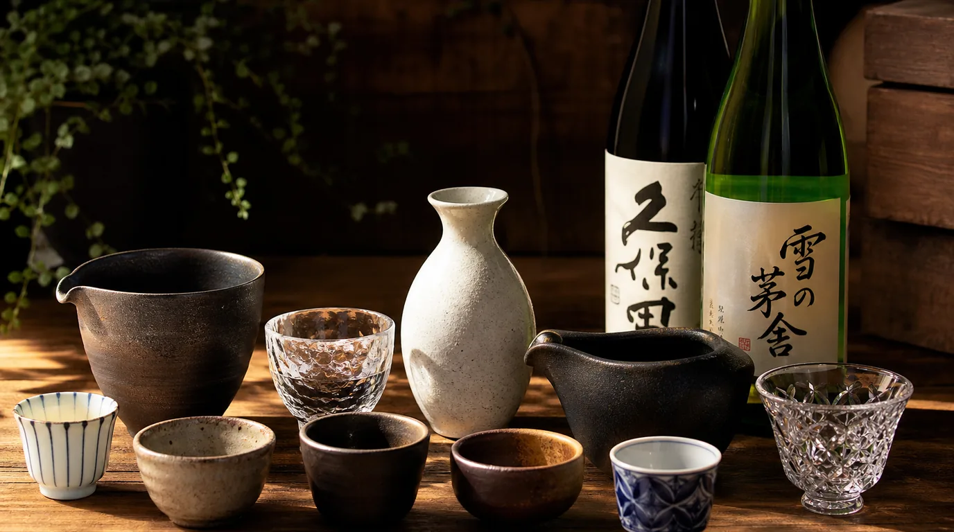 和の酒器の使い分け|ぐい呑み・徳利・枡