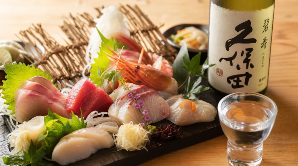 刺身・寿司×お酒｜白身・赤身・光物別