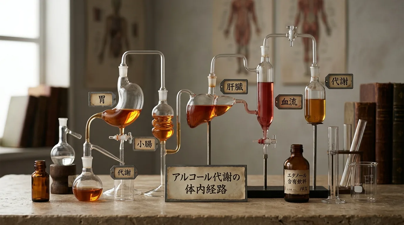 アルコールが体に回る仕組み|吸収から酔いまでのプロセス
