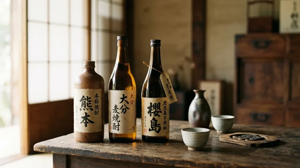 宮崎・熊本・大分の焼酎｜原料別の個性