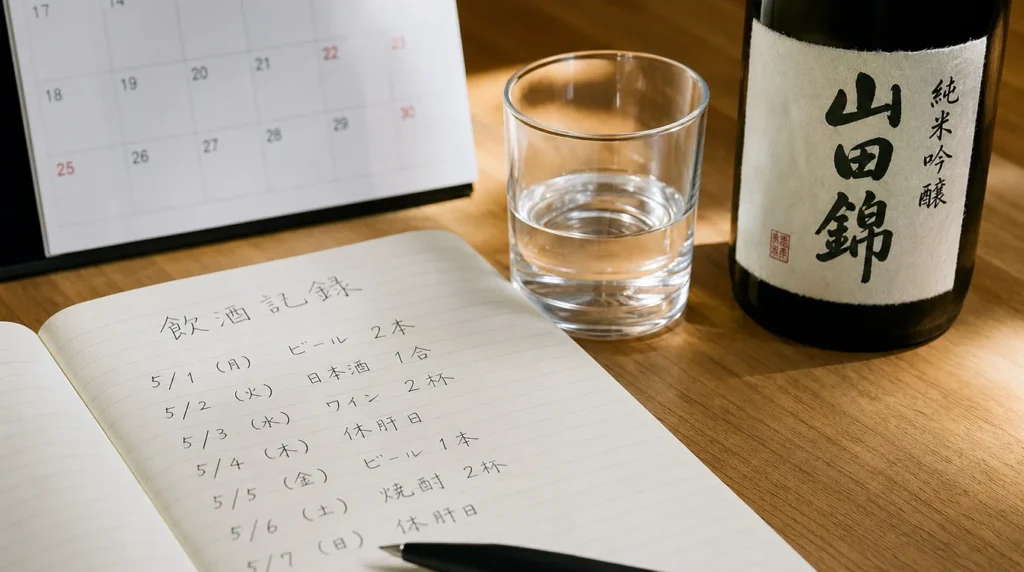 飲酒量の記録と振り返り方